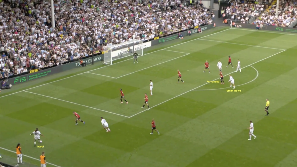 方禁区次数, 费尔南德斯, 特拉福德迎